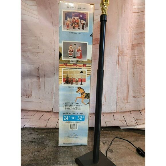 Telco Old World Christmas 1988 lamp post xmas decor - Picture 7 of 7